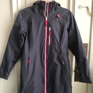 Helly Hansen Long Jacket Grey (pink trim)
